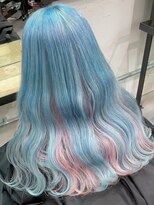 ベレーザ 渋谷(BELEZA) 15650ブリーチ&ダブルカラー渋谷ブルーインナーカラーワンホン