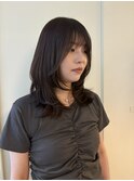 アッシュブラウン*くびれヘア