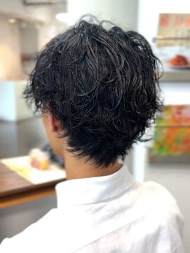 アトリエアルシュ(atelier ARCHE) シャドウパーマ,メンズ無造作パーマ