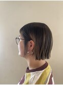 切りっぱなしボブ