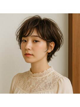 スープレックス ヘアーデザイン(SOUPREX HAIR DESIGN) マッシュショートボブニュアンスパーマ 20代 30代 40代 50代