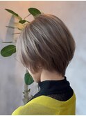 冬のトレンド！外国人風バレイヤージュ/ホワイトベージュ