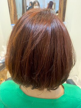 ヘアリゾート粋 トゥジュ 池袋東口店(tujuh) ショート/ボブ/オレンジブラウン/