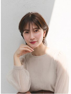 ショートボブ　軽め　レイヤー　耳掛け【TELA HAIR南柏店】
