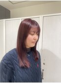 ワンカラーでできるチェリーレッド