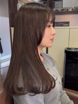 ビール 今泉店(BEER) 【BEER 山崎雄太朗】柔らかく自然な髪質改善縮毛矯正 重めロング