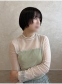 マッシュショート/黒髪ショート/枚方