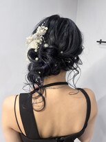 ラフィット 香椎(lafit)&nbsp;浴衣にもぴったりなサイドお団子アレンジ♪