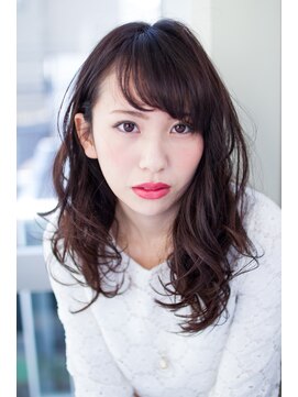 イロドリ ヘアーデザイン(IRODORI hair design) IRODORI　大人女子なセミロング　【西尾一寛】