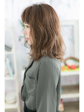ミック ヘアアンドビューティー 大山店(miq  Hair&Beauty) オン眉☆ガーリーストレート