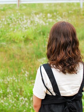 チームボス(Team BOSS) BOSS Digital Perm×ゆるふわパーマ×アッシュカラー