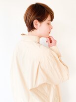 ネイヴィル オモテサンドウ(navile omotesando) 【yuka】ベージュブラウン×ナチュラルショート20代30代40代