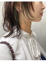 コフィー バイ メルト 吉祥寺(cofy by melt)&nbsp;【三ツ井純】ウルフカット インナーカラー 個性的 インスタ人気