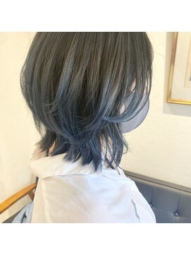 アルマヘアー(Alma hair by murasaki) ◎ボブレイヤーにブルーカラー◎