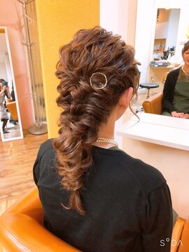 ヘアメイク ジェイエム ☆編みおろし