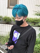 ラッズプラスエイチ(Lads+h)&nbsp;ハイトーン　ターコイズブルー