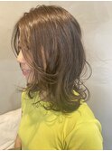 透け感ミディアム