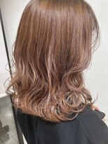 アンドティ ヘア 東久留米店(&.T HAIR)&nbsp;アプリコットピンク/ミディアム