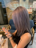 ラフ 難波店(LAFF)&nbsp;#黒髪#ボブルフ#ネビージュ#小顔#ワンレン