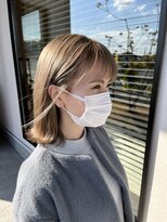 ラ メール ヘア デザイン(La mer HAIR DESIGN)&nbsp;ブリーチカラー/ミルクティーベージュ