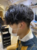 ロンドガルマン 名古屋(Lond GULLMAN)&nbsp;【LondGULLMAN SAKURA】波まきパーマ　韓国　MEN'SHAIR
