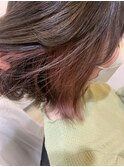 【白鳥未来】イヤリングカラーペールピンク