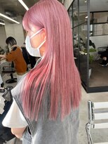 アンドスタイル(&style)&nbsp;【大名店　江藤】ラベンダーピンク　ケアブリーチカラー