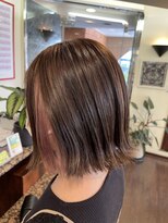 ピークスヘア(peaks hair) 【下村悠人】インナーカラー インナーピンク ダメージレス