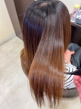 アンノウン(UNKNOWN) 髪質改善で目指せ！さらさらに！