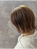 切りっぱなしボブ