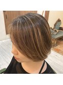ショート バレイヤージュ