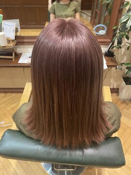 綾瀬 ダズルヘアデザイン(Dazzle Hair Design) ブリーチ/ピンクアッシュ/ヘイリーボブ