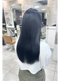 ニュアンスカラーフェミニンロング美髪カット髪質改善縮毛矯正