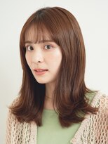 ルクスドレ 新宿(Luxe doree') ★ぱっつんボブ/顔まわり/菱形ボブ/ココアベージュ[新宿]