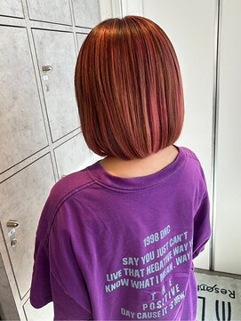 ヘアリゾート粋 新宿三丁目本店 艶髪/ローズブラウン