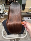 ツヤ髪ストレート
