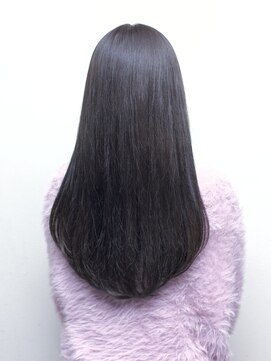 サロン ハナノ(Salon Hanano) ツヤサラロングストレート黒髪姫カット/10代20代