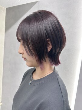 アヴァンス 西田辺(AVANCE.) レイヤーボブ/カシスレッド/髪質改善【西田辺・阿倍野】