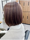 ハイライト×切りっぱなしボブ浦和美容室ARTS荒巻充埼玉ショート