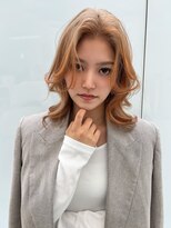 ラピス 名古屋駅前店(Lapis)&nbsp;レイヤーボブ/ボブ/韓国／デザインカラー/ホワイトミルクティー