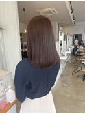 透明感×艶感！ラベンダーブラウン×髪質改善ストレート◎