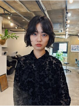 ヒュージ 表参道(huge) レイヤーボブ/ボブパーマ/ニュアンスパーマ/20代30代