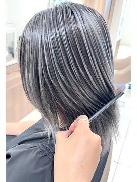 ラベンダーウルフレイヤーバレイヤージュ