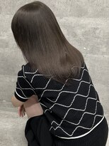 ルイス(L'wis)&nbsp;グレージュ学割u24ケアブリーチ10代20代アッシュグレージュ渋谷