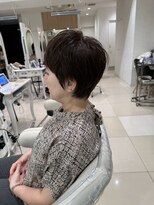 クレア 上大岡(CREA)&nbsp;白髪ぼかしハイライト縮毛矯正ダブルカラー髪質改善30代40代50代