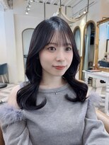 ロンドアベニール 北千住(Lond avenir)&nbsp;姫カットレイヤー/暗めカラー/韓国風巻き/レイヤーカット北千住