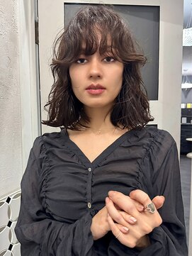 ナービス(NARVIS) ミディアムパーマ/透明感ブラウンアッシュ