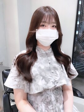 ヘアサロン ガリカ 表参道(hair salon Gallica) 【田中杏実】韓国ヘア×柔らかいピンクベージュカラー