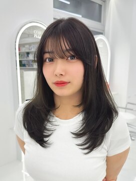 コア プラス 立川(COA PLUS) 韓国風レイヤーカット髪質改善ダブルカラーハッシュカット