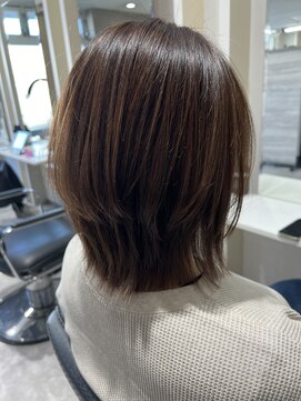 ボブレイヤー/髪質改善／大和八木